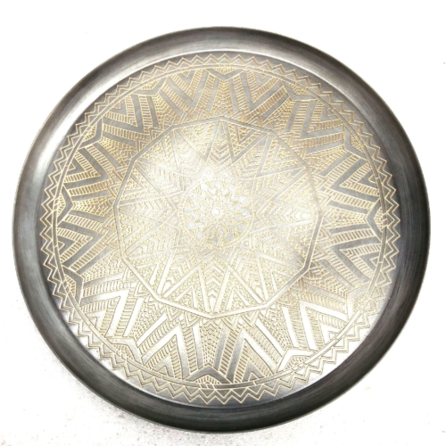 Wandteller Lotus-Mandala
