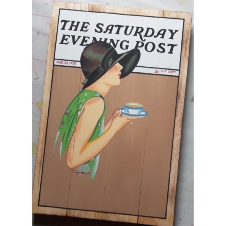 Werbeschild The Saturday Evening Post