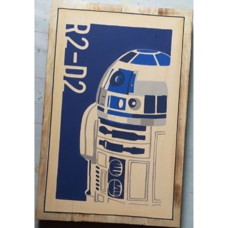 Werbeschild Star Wars - R2-D2