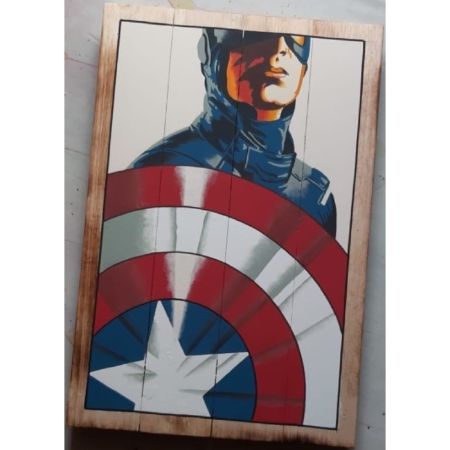 Werbeschild Captain America