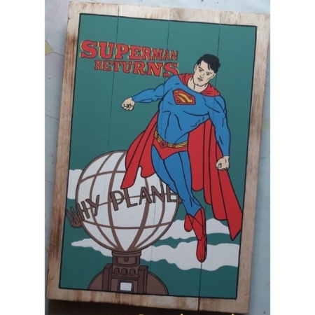 Werbeschild "Superman Returns"