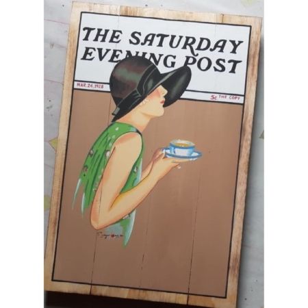 Werbeschild The Saturday Evening Post