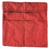Sari-Kissenhülle Quadratstreifen 40x40 rot