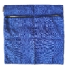 Sari-Kissenhülle Quadratstreifen 40x40 dunkelblau