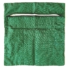 Sari-Kissenhülle Quadratstreifen 40x40 grün
