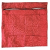 Sari-Kissenhülle Quadratstreifen 50x50 rot