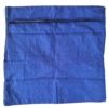 Sari-Kissenhülle Quadratstreifen 50x50 dunkelblau