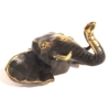 Garderobenhaken Elefant Messing-Antik