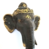 Möbelgriff / Türgriff Ganesha / Elefant Messing-Antik