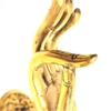 Möbelgriff / Türgriff Buddhahand Vitarka Mudra klein gold