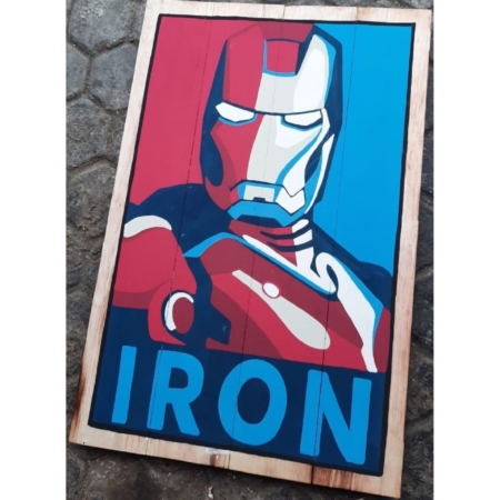Werbeschild Ironman