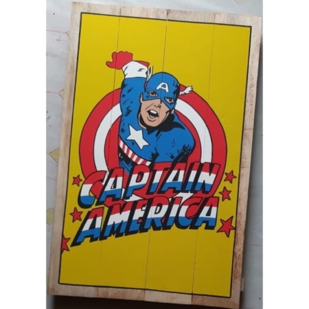 Werbeschild Captain America