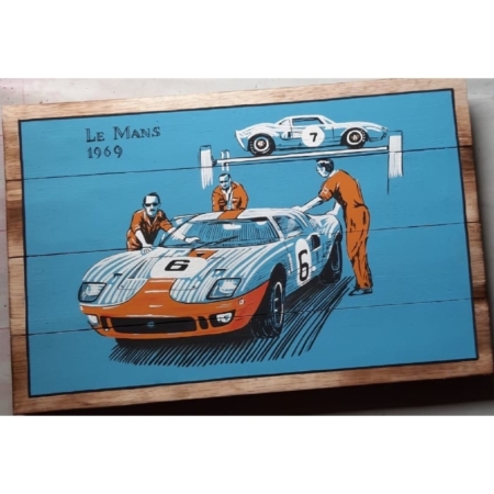 Werbeschild Le Mans 1969