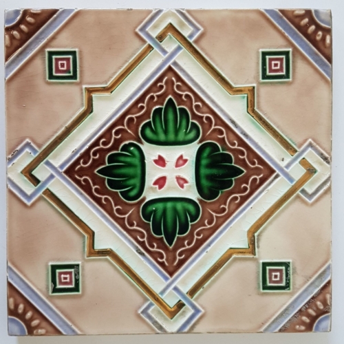 original alte Kachel Ornament