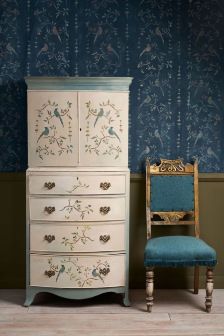 Annie Sloan Schablone Chinoiserie Birds