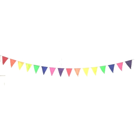 16-teiliges Fähnchen-Banner Dreieckswimpel