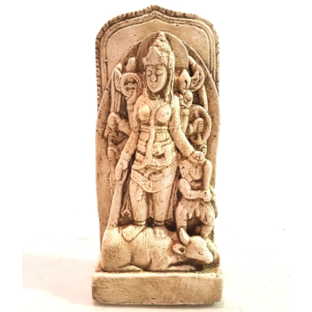 Figur Relief Göttin Durga