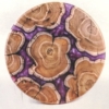 Wurzelholz Couchtisch Purple Pearl Ø 75 cm