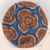 Wurzelholz Couchtisch Blue Pearl Ø 75 cm