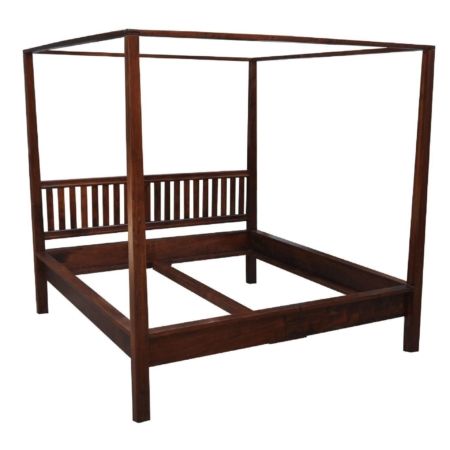 Himmelbett modern 180x200 incl. Canopy dunkel