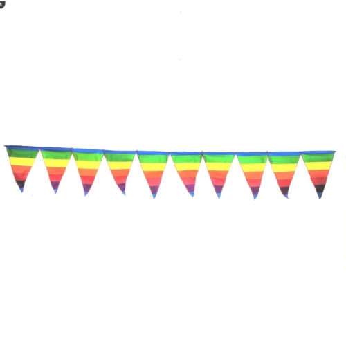 10-teiliges Fähnchen-Banner Regenbogen Rainbow - Prideflag