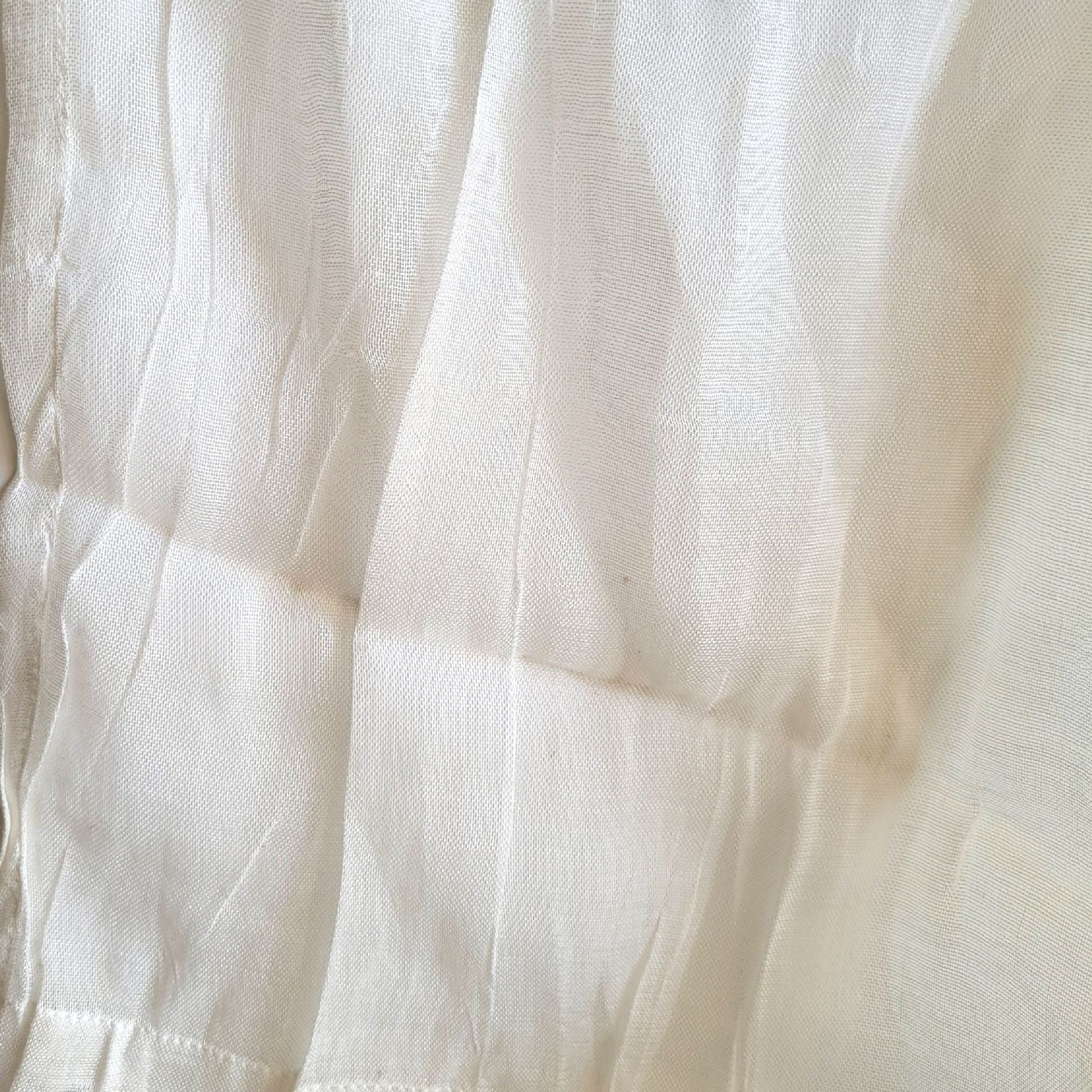 Schlaufenvorhang Leinen weiß 230x150 - #Indien-Haus
