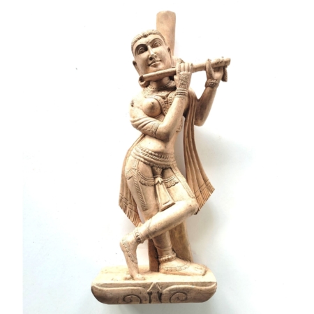 Unikat indische Figur Statue Flötenspielerin