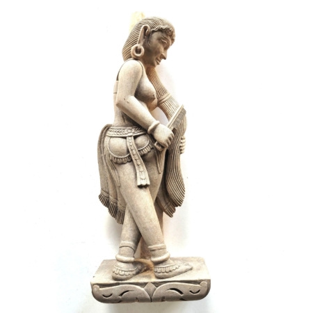 Unikat indische Figur Statue Schöne mit Kamm