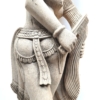 Unikat indische Figur Statue Schöne mit Kamm