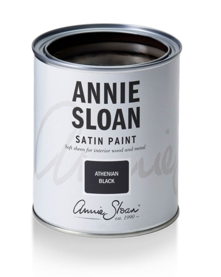 Annie Sloan Satin Paint 750ml Athenian Black
