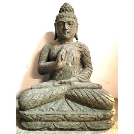 Figur Buddha im Lotussitz Jnana Mudra