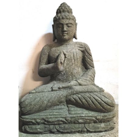 Figur Buddha im Lotussitz Jnana Mudra