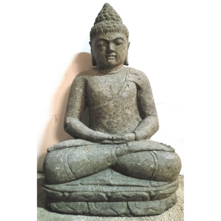 Figur Mediationsbuddha Dhyana Mudra Geste der Versenkung