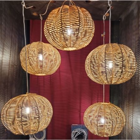 Lampenschirm Bambusgeflecht Belimbing - Sternfrucht
