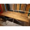 Esstisch 220x100 MANGO NATUR Bein weiß