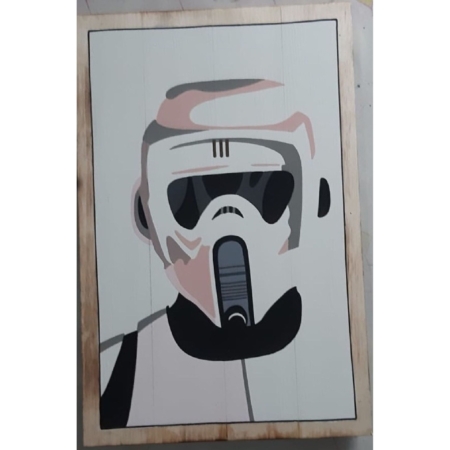 Werbeschild Star Wars - Storm Trooper