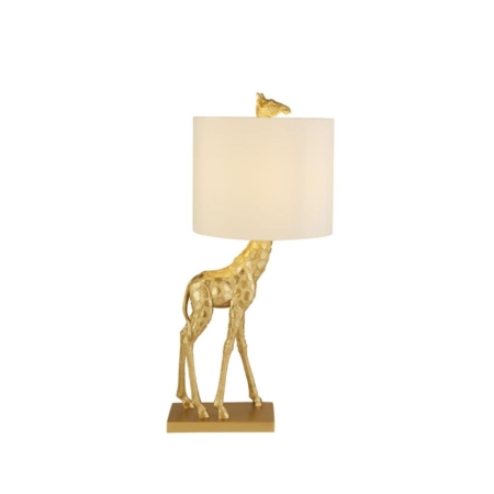 Tischleuchte Giraffe gold